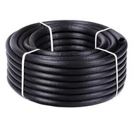 HydroSure 19mm x 25m Heavy Duty Anti-Kink Hose Pipe Matte Black | Reinforced High Flow Water Line for Irrigation Systems, Durable UV Resistant Construction for Outdoor Use