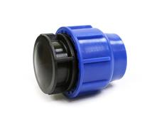 HydroSure End Stop Compression Fitting 20mm - Pack of 3 Garden Irrigation Pipe End Caps for MDPE/HDPE Sprinkler & Drip Systems, Compression Fittings to Seal Pipe Ends