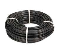 HydroSure Flexible Garden Hose Pipe - Black - 13mm x 30m Durable 3 Layer Anti-Kink Made In The UK