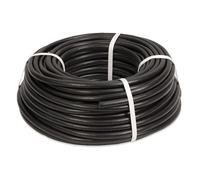 HydroSure Flexible Garden Hose Pipe - Black - 13mm x 50m Durable 3 Layer Anti-Kink Made In The UK
