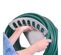 HydroSure Large Aluminium Hose Hanger - Max Capacity 50m Durable 3 Layer Anti-Kink Made In The UK