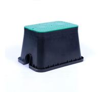 HydroSure Rectangular Valve Box | Underground Irrigation Access Chamber for Housing Valves and Pipe Connections, Heavy Duty Inspection Box for Lawn and Garden System Protection