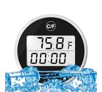Hydrotherapy Temp Sensor - Temperature Gauge Ice Bath Tools | Shower Teemperature Thermometer, Basth Temperaature Gauge With Timer, Digital Waterproof Floating Temperatuure Forshower