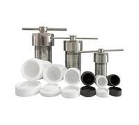 Hydrothermal Synthesis Reactor, HYDROTHERMAL REACTION DEVICE, High Pressure Tank,Leakproof Sealed(200ml 1pcs)