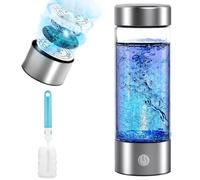 HydroWata Hydrogen Water Bottle, 2025 New Upgrade 420ml Hydrogen Water Generator, SPE and PEM Technology, 3 Minute Rapid Electrolysis, Portable Hydro Water Bottle for Office, Daily Use