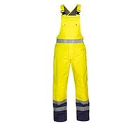 Hydrowear Utting SNS High Visibility Waterproof Bib/Brace Saturn Yellow/Navy Blu L HYD072260SYNL