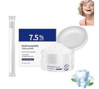 Hydroxyapatite Tooth Powder, 7.5% Nano Hydroxyapatite Powder for Teeth, Teeth Restoration Mineral Powder, Deep Cleaning Care Tooth Powder, for Enamel Protection and Tooth Strengthening (1)