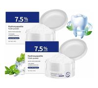 Hydroxyapatite Tooth Powder, 7.5% Nano Microcrystalline Hydroxyapatite Powder & Fluoride-Free, Natural Enamel Repair & Whitening Teeth, Deep Cleaning Care, Gentle Formula for Gum Care (2)