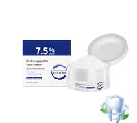 Hydroxyapatite Tooth Powder, 7.5% Nano Microcrystalline Hydroxyapatite Powder & Fluoride-Free, Natural Enamel Repair & Whitening Teeth, Deep Cleaning Care, Gentle Formula for Gum Care (1)