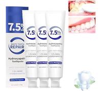 Hydroxyapatite Toothpaste 2-Pack for Enamel Protection,Fluoride-Free Formula with Gentle Mint,Enamel Protection and Tooth Strengthening,for Sensitive Teeth,Fresh Breath