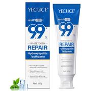 Hydroxyapatite Toothpaste, 9.9% Hydroxyapatite Toothpaste for Enamel Protection, Fluoride-Free, Enamel Repair, Sensitivity Relief, Cavity Prevention, Fresh Breath