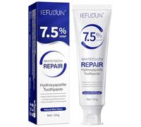 Hydroxyapatite Toothpaste, Enamel Protection and Tooth Strengthening with 7.5% Hydroxyapatite, for Whiter Teeth & Fresher Breath, Mint Flavor, Fluoride-Free, SLS Free & Vegan, 120g