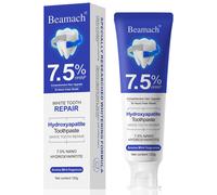 Hydroxyapatite Toothpaste - Fluoride-Free Nano Hydroxyapatite Toothpaste 7.5 | Enamel Repair | Breath Freshening | Mild Mint | Appropriate for Se