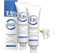 Hydroxyapatite Toothpaste for Advanced Enamel Protection, Fluoride-Free Formula with Gentle Mint, Tooth Strengthening, Fresh Breath, for Adults Kids