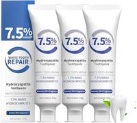 Hydroxyapatite Toothpaste for Advanced Enamel Protection, Fluoride-Free Formula with Gentle Mint, Tooth Strengthening, Fresh Breath, for Adults Kids