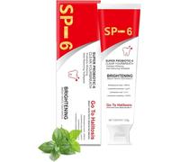 Hydroxyapatite Toothpaste for Advanced Enamel Protection, SP-6 Probiotic Whitening Toothpaste - Enhanced Formula with 6 Probiotics,Fluoride-Free, sp-6 Ultra Whitening Toothpaste (1Pcs, Red)
