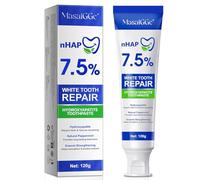 Hydroxyapatite Toothpaste for Enamel Protection and Tooth Strengthening, Whitening Sensitive Toothpaste, Gum Repair for Receding Gums, Daily Use for Oral Care Deep Cleaning, Natural Fresh Mint Flavor