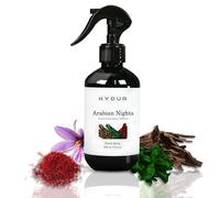Hydur Arabian Nights Room Spray | Inspired by Dahn Oudh Al Shams | Smoky Oud, Fresh Spices & Saffron Scent | Exotic Oriental Air Freshener for Home, Car, Office & Bathroom | 300ml Fine Mist Spray
