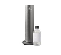 Hydur Grandi Tower Scent Diffuser with 100ml Vanilla Bloom & Amber Scenting Oil - Waterless Ultrasonic Essential Oil Titanium Diffuser - Noiseless Aromatherapy Nebuliser for Office, Bedroom or Spa