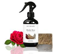 Hydur Musky Rose Room Spray | Inspired by Montale Roses Musk | Powdery Rose, Musk & Amber Scent | Elegant Floral Air Freshener for Home, Office, Car & Bathroom | 300ml Fine Mist Room Spray