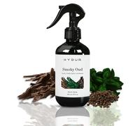 Hydur Smoky Oud Room Spray | Luxurious and Alluring Fragrance | Woody and Fresh Spice Notes Scent | Home, Office, Car and Bathroom Air Freshener | Travel Friendly Fine Mist Trigger 300ml Bottle