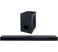 HYE 2.1ch 60W Bluetooth Wireless Soundbar + Wired Subwoofer - Black
