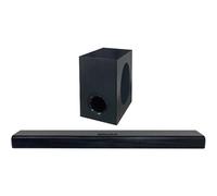 HYE 2.1ch 60W Bluetooth Wireless Soundbar + Wired Subwoofer - Black