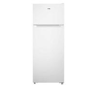 HYE Fridge Freezer - Medium Size Freestanding Fridge Freezer, 143cm Height, 54.5cm Width, 206L Capacity, White, Suitable For Apartments & Families - RF01TMF206W03