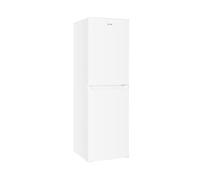 HYE Freestanding Fridge Freezer 50/50 Split - Tall 248L White, 138L Fridge & 110L Freezer, 173cm Height, 55cm Width, Low Noise 40dB, Glass Shelves - Slim & Spacious Design - RF01FF248W01