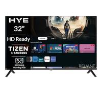 HYE 32 inch Smart TV with HD Ready display, frameless design, WiFi, Bluetooth, Samsung Tizen OS, Gaming Hub, TV streaming apps & HDMI connectivity - Free Bracket Included - 32HDS1008 [2025]
