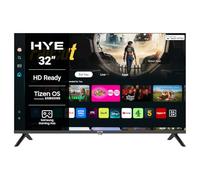HYE 32" LED Smart TV - HD Ready, Samsung Tizen OS & Gaming Hub, Black | Apple AirPlay, Alexa & Bixby Voice Control, HDR, Bluetooth, WiFi, 3x HDMI - Perfect for Streaming, Gaming & Entertainment