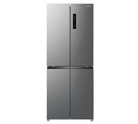 HYE 394L American Fridge Freezer Frost Free 4 Door Slim 70cm Width- Silver