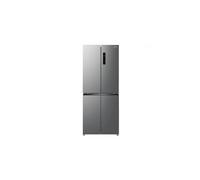 HYE American Fridge Freezer - Side By Side American Style Fridge Freezer, 394L Compact & Freestanding Design, Slim Depth, Low Noise (39dB), Cool Silver Finish - RF01AMCD394S07