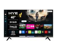 HYE 40" QLED Smart TV - Full HD, Samsung Tizen OS & Gaming Hub, Black | Apple AirPlay, Alexa & Bixby Voice Control, HDR, Bluetooth, WiFi, 3x HDMI - Perfect for Streaming, Gaming & Entertainment