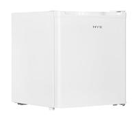 HYE 40L Mini Fridge - Compact Table Top Cooler for Bedroom, Office, Drinks or Desktop - Quiet Counter Top Fridge with Deep Door Storage - White Freestanding Minifridge RF01MBF40W01 [2025]