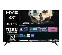 HYE 43 Inch TV Frameless Slim 4K UHD LED Tizen Smart Display With Wi-Fi, Bluetooth, HDMI & USB - Stylish Smart Television for Bedroom or Living Room - 43" TV 43UHDS2008 [2025]