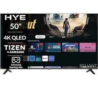 HYE 50 Inch Smart TV 4K QLED - Slimline Flat Screen Television with Tizen by Samsung, Gaming Hub, HDMI & USB Ports, WiFi, Satellite & Cable Connectivity - Smart TV 50+ Inch - 50QLEDS2008