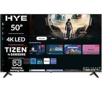 HYE 50 Inch Smart TV 4K UHD LED - Slimline 50" smart Television with Samsung Tizen, Gaming Hub, HDR, WiFi, HDMI x3, USB x2, Optical, Cable & Satellite Connectivity - 50UHDS2008