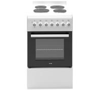 HYE 50cm Freestanding Cooker - Electric Cooker with Kitchen Stove, white