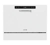 Hye 55Cm Table Top 6 Place Settings Dishwasher - White - Dw016Ttw25