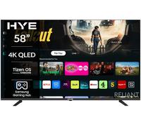 HYE TV - Smart TV, 58" Screen Size, 4K Resolution, QLED Technology, Apple AirPlay, Samsung Tizen OS & Gaming Hub, Versatile Connectivity, Black, Perfect For Streaming, Gaming & Entertainment