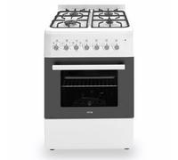 HYE 60 X 60 Freestanding Dual Fuel Cooker - White - C01FS60G17W