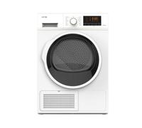 HYE Tumble Dryer - Condenser Tumble Dryer, 8kg Drum Capacity, Freestanding & Compact Design, White, 30 Minute Dry & Special Fabric Settings, Perfect For Apartments And Small Homes - D01CD08W13
