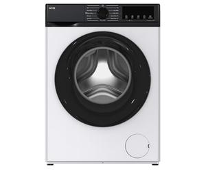 HYE 8kg Washing Machine, 1400rpm Freestanding Washer - White Slimline 45cm Depth, 11 Wash Programmes, Steam Wash, Eco 40-60, Express 15, Drum Clean, LED Display - Ideal for Small Homes