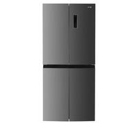 HYE American Fridge Freezer - 362L Total Capacity, Frost Free - Fridge Freezer American Style, Slim Depth, Smart Inox Finish, Low Noise 39dB - RF01AM362S01