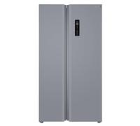 HYE American Fridge Freezer - Side By Side American Style Fridge Freezer, No Frost, 92cm Width, 505L Freestanding Design, Low Noise (37dB), Cool Silver Finish, Ideal For Large Families - RF01AM505S07