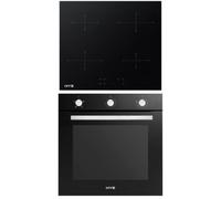 HYE C01BI60S22 60cm Built-in Static Electric Fan Oven & 60cm Induction Hob Set