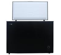 HYE Chest Freezer - 299L Freezer, Quiet 41 dB Operation, Mechanical Temperature Control, Freestanding Design, Black, Perfect For Utility Rooms, Garages & Outbuildings - RF01CF299B24