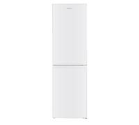 HYE Freestanding Fridge Freezer 50/50 Split - Tall 247L White Unit with 165L Fridge, No Frost Freezer, 173cm Height, 55cm Width, Glass Shelves, Low 40dB Noise - Upright Standing Design - RF01FF247W01