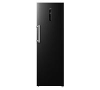 HYE Metal Cooling Fridge - 400L Capacity, No Frost, Black Inox | Metal Cool Technology, 6 Shelves, 2 Drawers, Black Inox, 35 dB - Ideal For Modern UK Kitchens